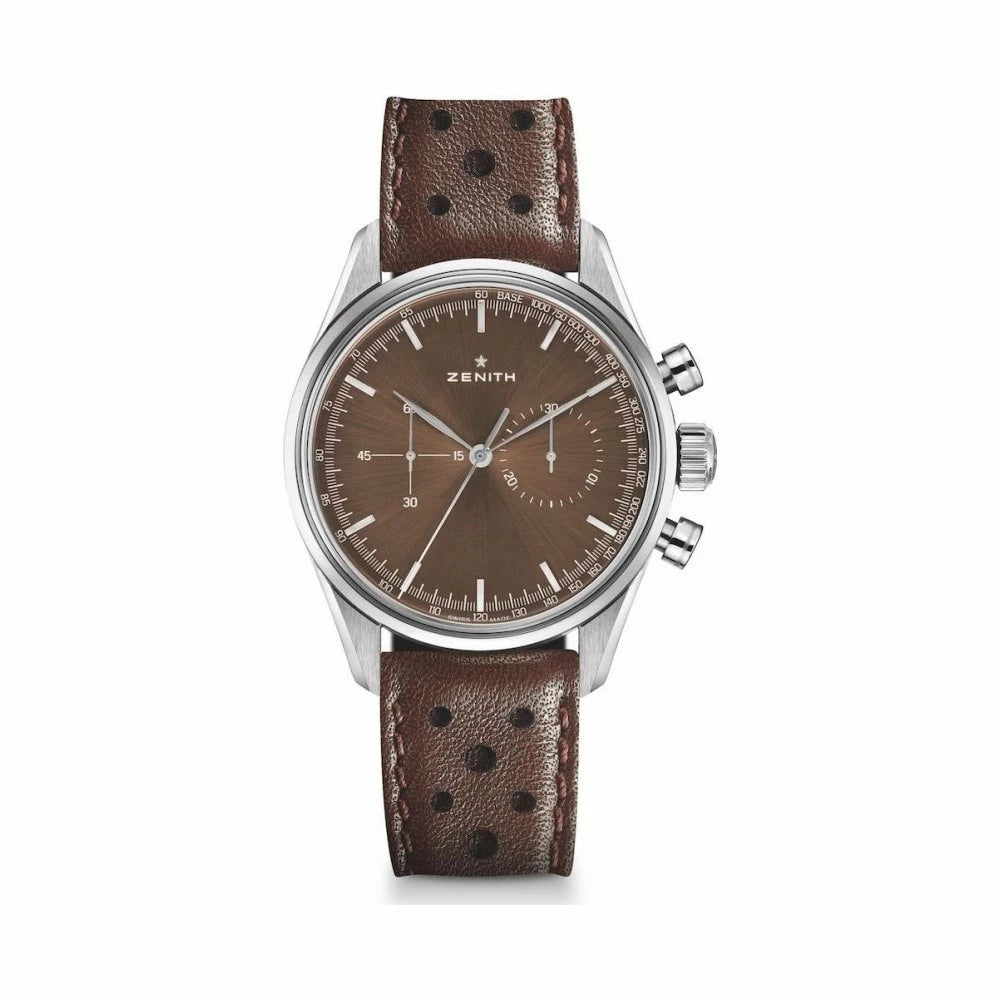 Zenith Chronomaster Heritage 146 Cadran Soleil Brun 38mm - Les Champs d'Or Montre Zenith