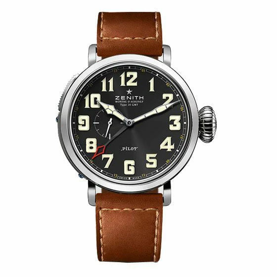 Zenith Pilot Type 20 GTM Cadran Noir - Les Champs d'Or Montre Zenith