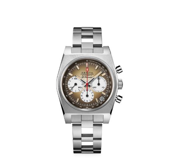 Zenith Chronomaster A385 Revival Cadran Brun Acier - Les Champs d'Or Montre Zenith