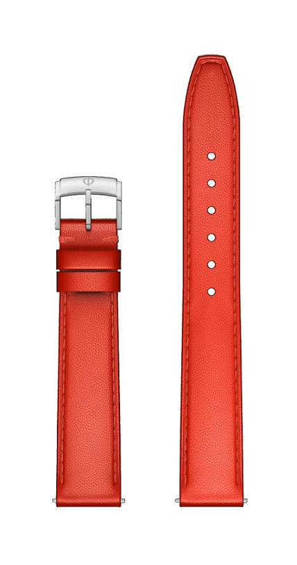 Bracelet veau rouge MXE0N0N3 Bracelet Baume et Mercier Bracelets Montres - Les Champs d'Or