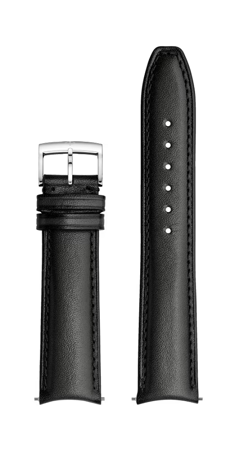Bracelet veau patiné bleu MXE0N05H Bracelet Baume et Mercier Bracelets Montres - Les Champs d'Or
