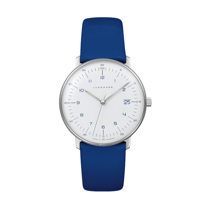 Montre Max Bill Damen quartz bracelet bleu 047/4540.00 - Montre - Junghans - Les Champs d'Or