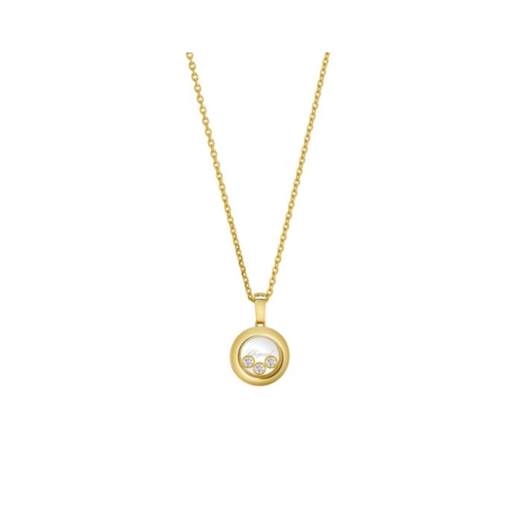 Chopard Happy Diamonds Icons Pendant Yellow Gold Les Champs D'Or