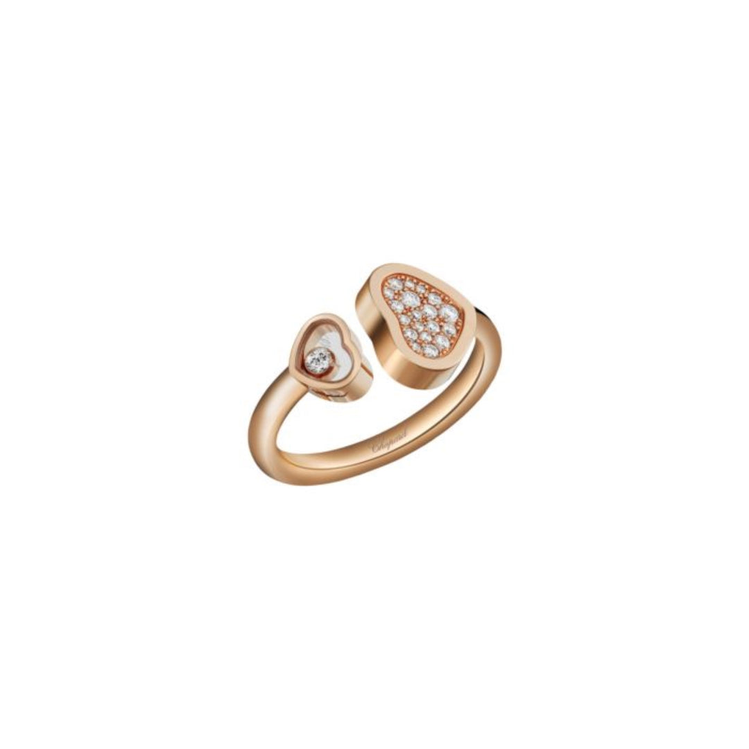 Bague Happy Hearts en Or Rose 829482-5900 - Chopard Joaillerie - Bagues - Les Champs d'Or