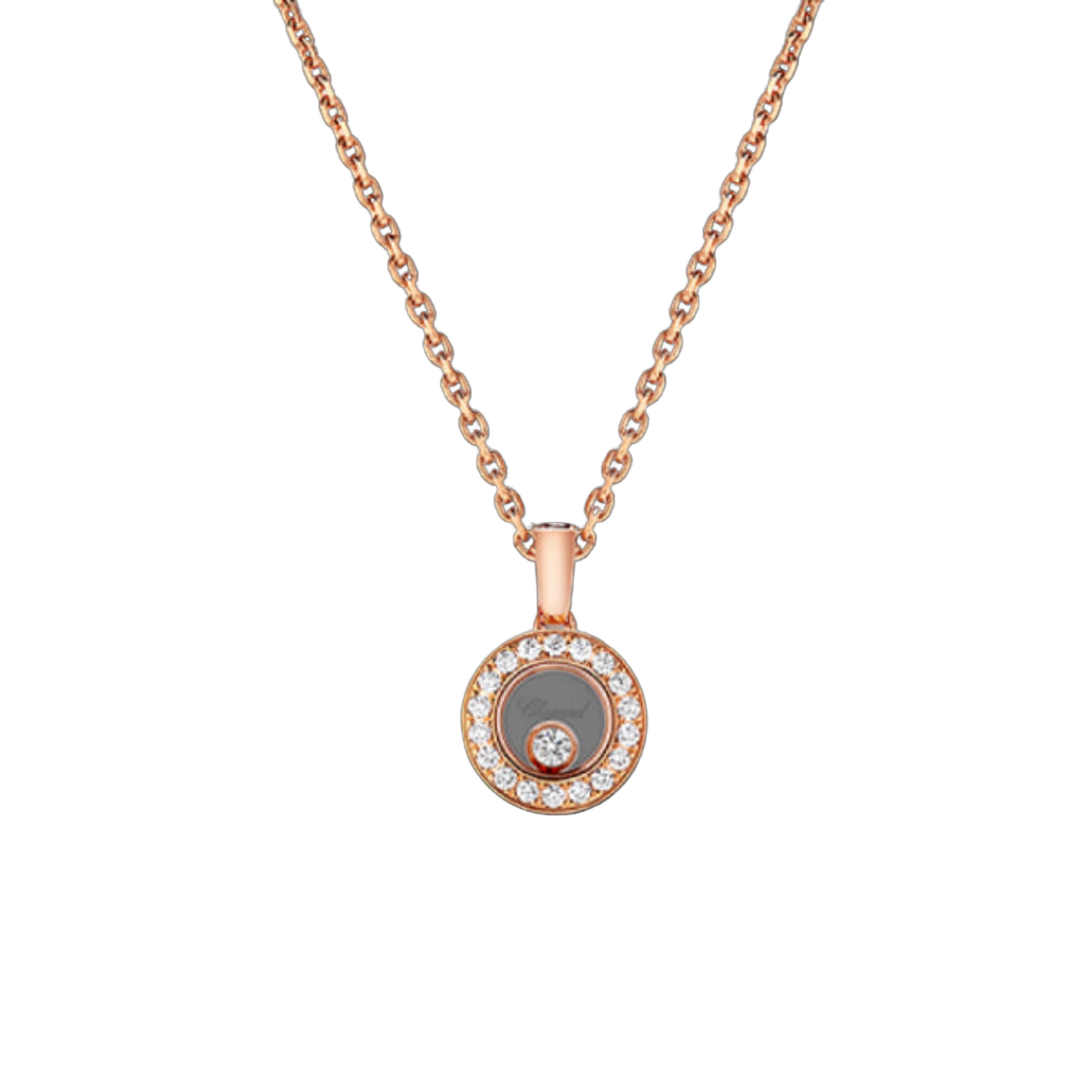 Chopard Happy Diamonds Icons Pendant Rose Gold Set 1 Brilliant