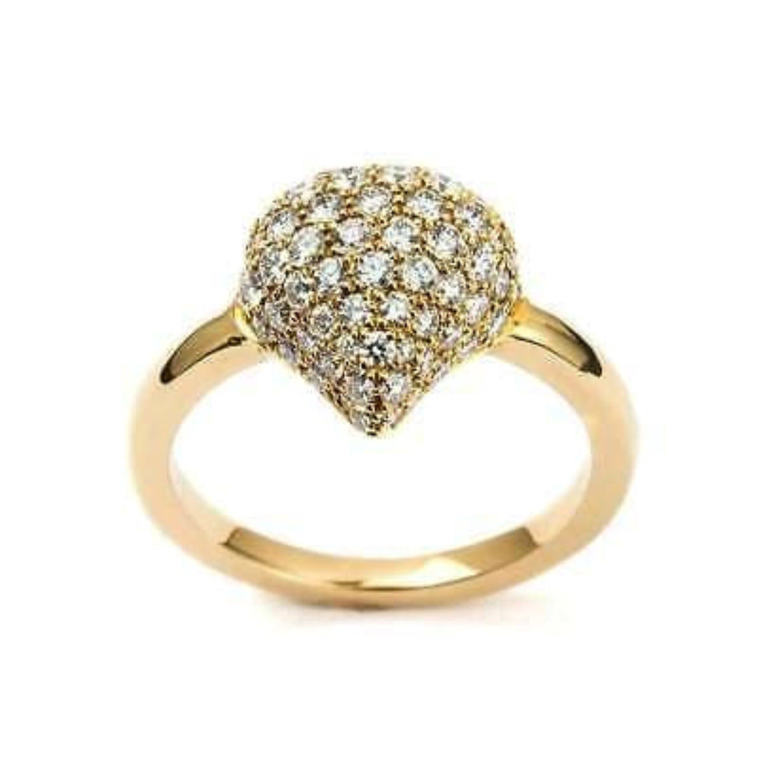 Bague Pushkin Or Jaune Sertie 823383-0001 - Chopard Joaillerie - Bagues - Les Champs d'Or