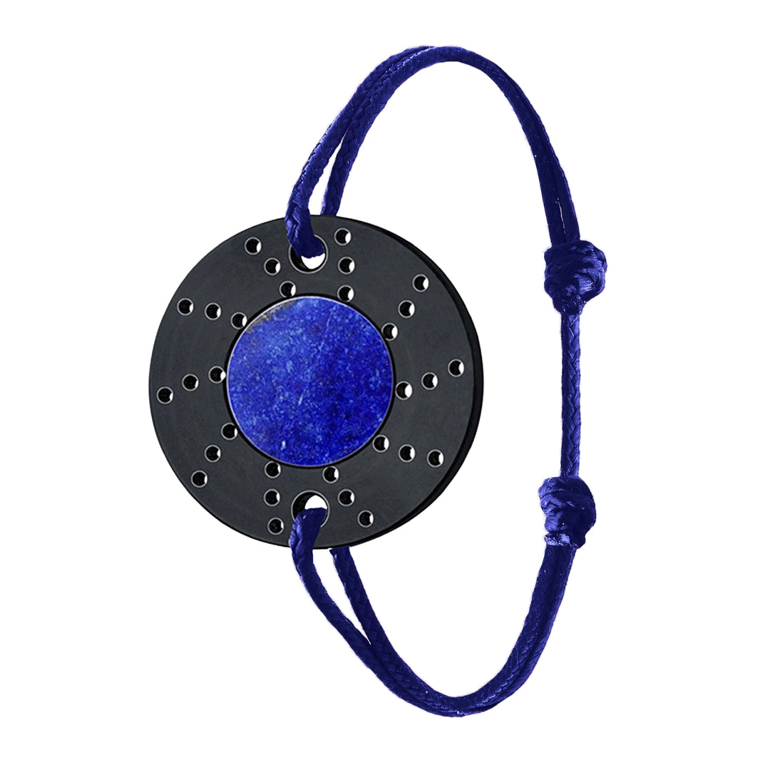 Bracelet Brake Pierre Titane Noir Lapis - B.R.M Bijoux  - Bracelet - Les Champs d'Or