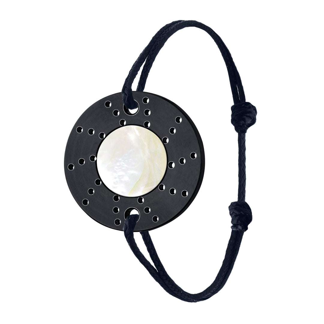 Bracelet Brake Pierre Titane Noir Nacre - B.R.M Bijoux  - Bracelet - Les Champs d'Or