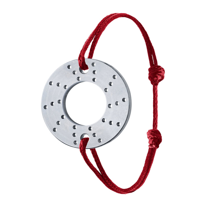 Bracelet Brake Titane Gris Rouge - B.R.M Bijoux  - Bracelet - Les Champs d'Or