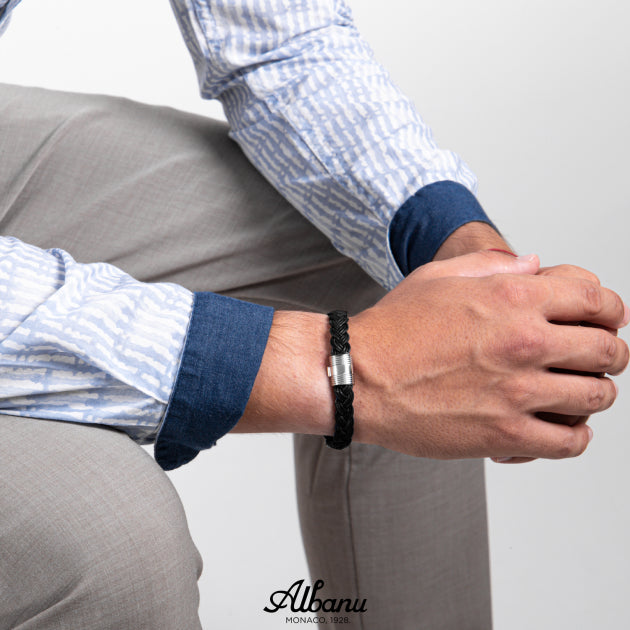Bracelet Albanu Monaco Cuir de Pomme Cortland - 606 FCP AC - Albanu  - Bracelet - Les Champs d'Or