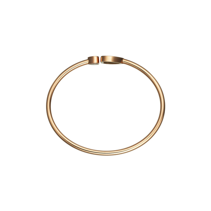 Bracelet Jonc Happy Hearts en Or Rose Onyx 857482-5202 - Bracelet - Chopard Joaillerie - Les Champs d'Or