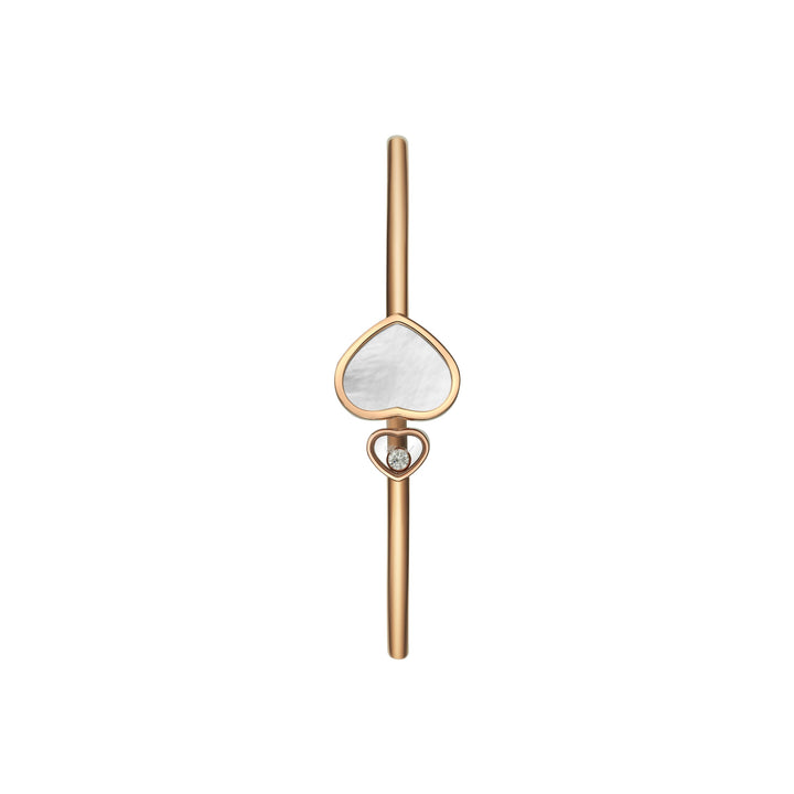 Bracelet Jonc Happy Hearts en Or Rose et Nacre 857482-5302 - Bracelet - Chopard Joaillerie - Les Champs d'Or