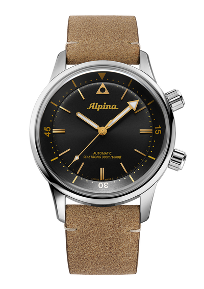 Alpina - Montre Seastrong Diver 300 Heritage Black - Les Champs d'Or
