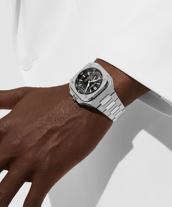 Bell & Ross - BR-X5 Black Steel Bracelet Acier - Les Champs d'Or