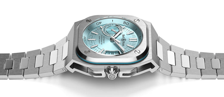 Bell & Ross - BR-X5 Ice Blue Steel Bracelet Acier - Les Champs d'Or