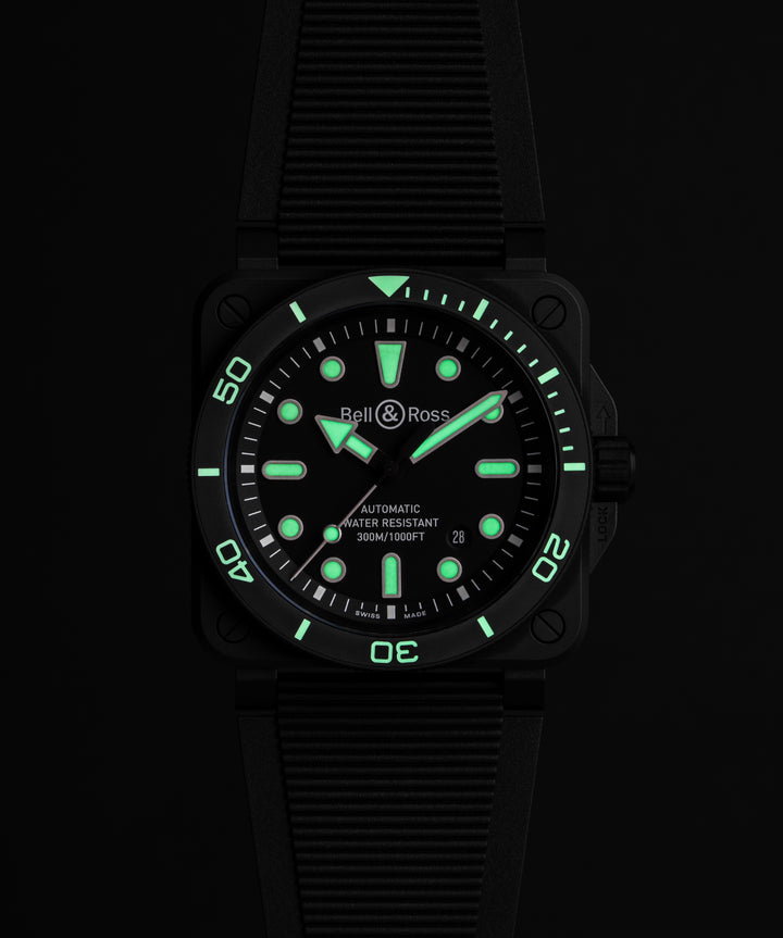 Montre BR 03-92 Diver Black Matte Ceramic