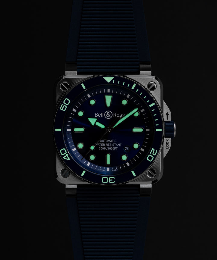 BR 03-92 DIVER BLUE STEEL