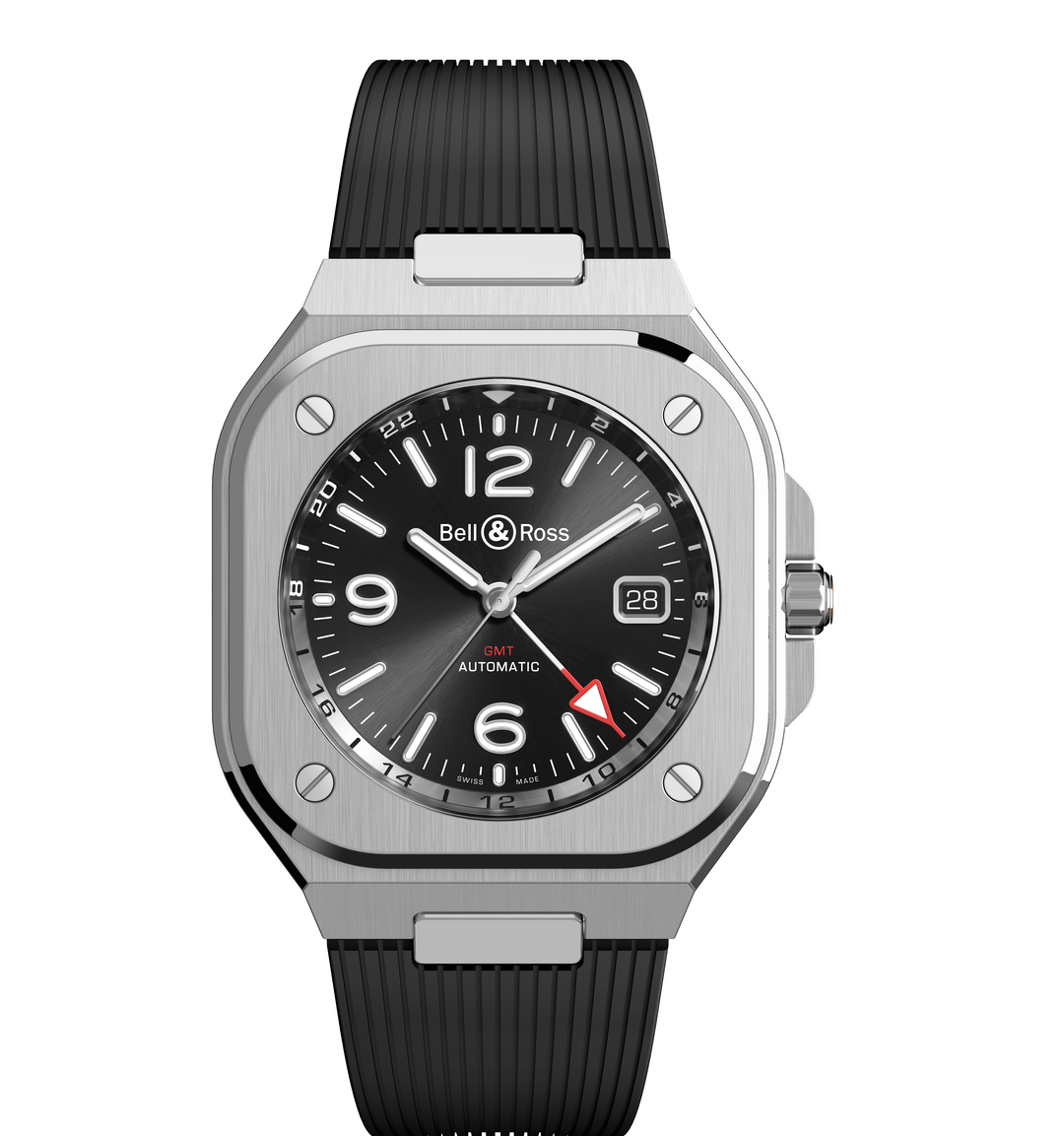 Montre BR 05 GMT sur Bracelet Caoutchouc - Montre - Bell & Ross - Les Champs d'Or