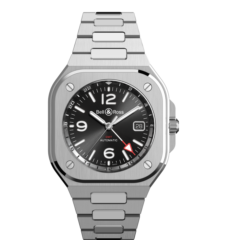 Montre BR 05 GMT sur Bracelet Acier - Montre - Bell & Ross - Les Champs d'Or