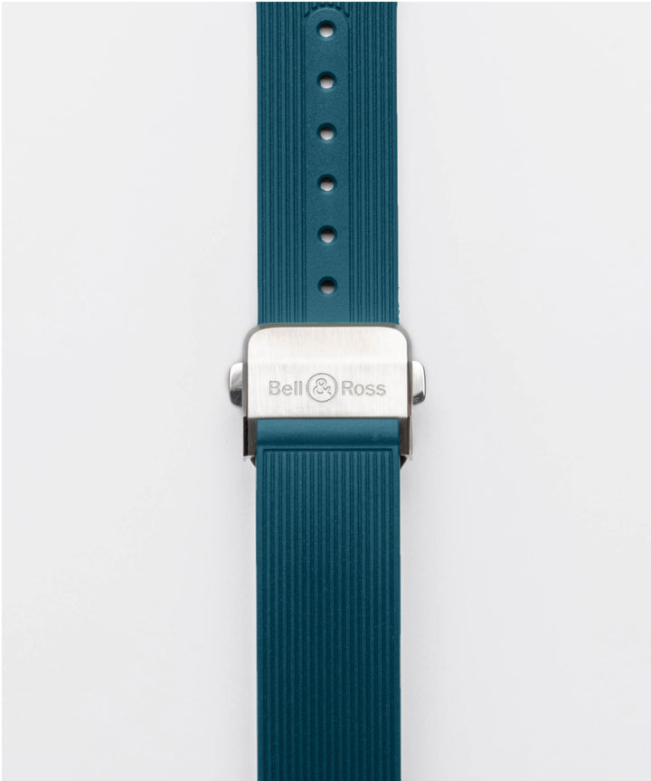 Montre BR 05 GMT Sky Blue Caoutchouc -  - Bell & Ross - Montre - Les Champs d'Or