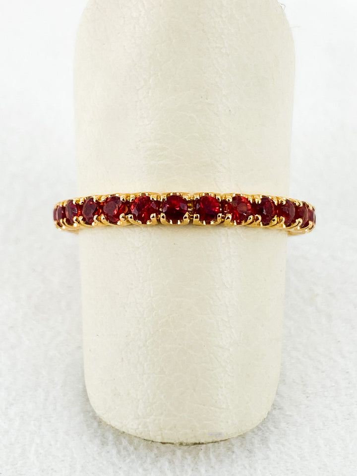 Bague de fiançailles Sertis de Saphir en Or Jaune Taille 53 -  - Sublime Diamant - Bagues - Les Champs d'Or