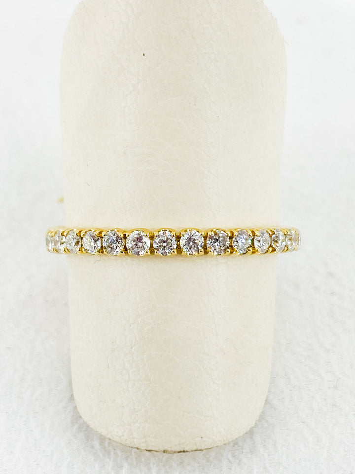 Alliance  Sertis de Diamant en Or Jaune - Sublime Diamant - Bagues - Les Champs d'Or