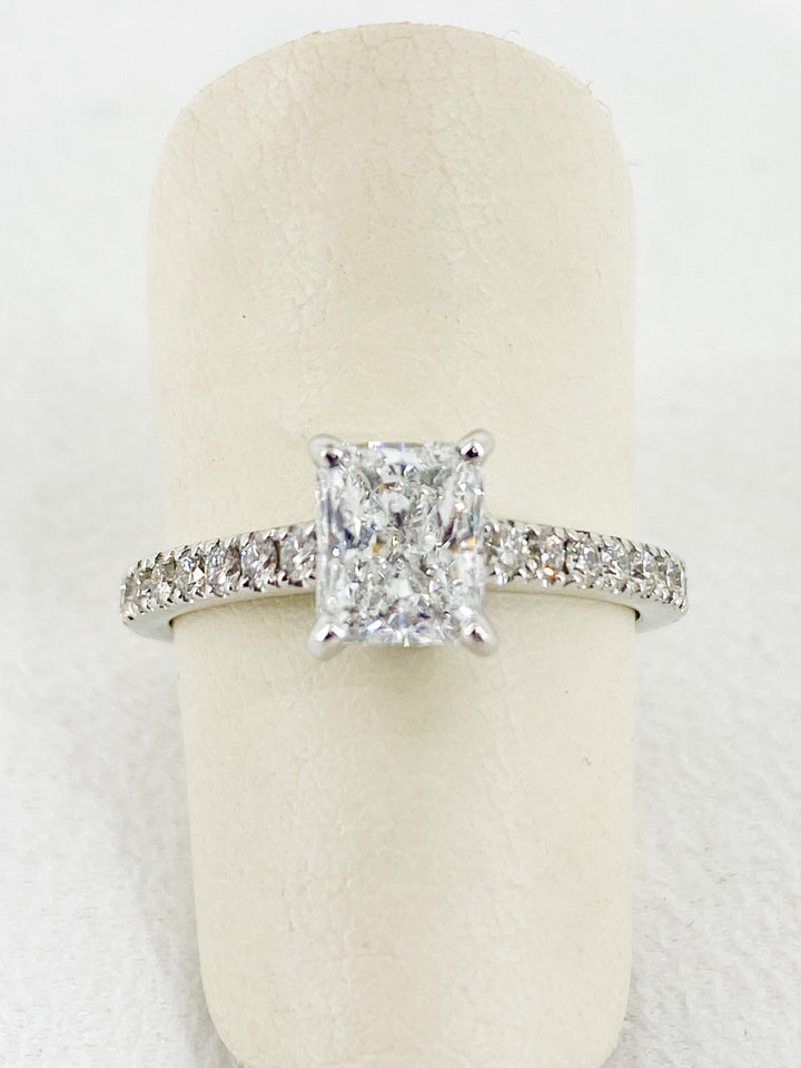 Bague de Fiançailles Sertis De Diamant Taille 52 -  - Sublime Diamant - Bagues - Les Champs d'Or