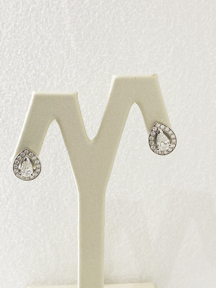 Boucles d'Oreilles Diamant Poire -  - Sublime Diamant - Boucle d'oreille - Les Champs d'Or