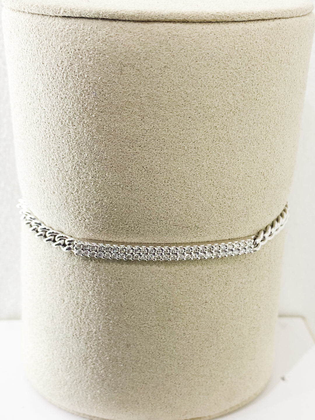 Bracelet Or Rose Barette Sertis - - Sublime Diamant - Bracelet - Les Champs d'Or
