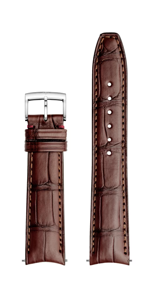 Bracelet Alligator Marron MXE08FD1 Bracelet Baume et Mercier Bracelets Montres - Les Champs d'Or