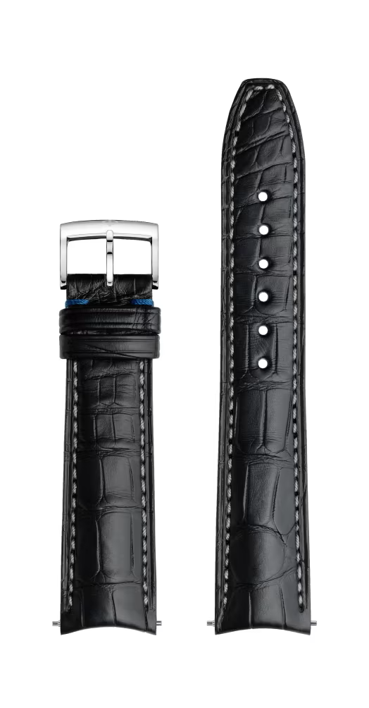 Bracelet Alligator Noir MXE08XF0 Bracelet Baume et Mercier Bracelets Montres - Les Champs d'Or