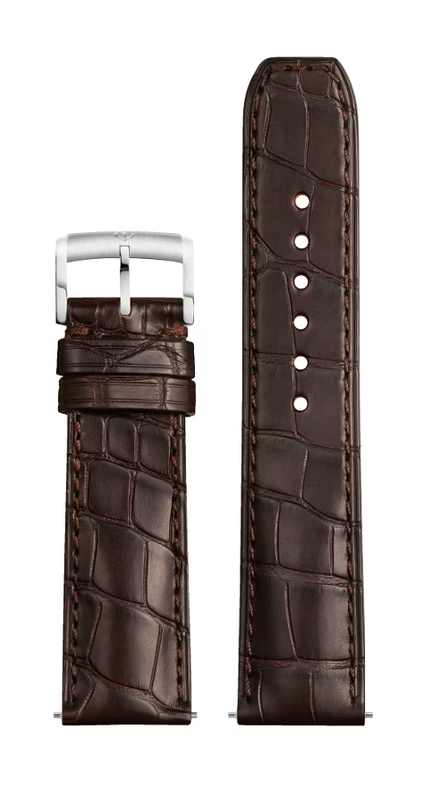 Bracelet Alligator Marron MXE0CSPM Bracelet Baume et Mercier Bracelets Montres - Les Champs d'Or