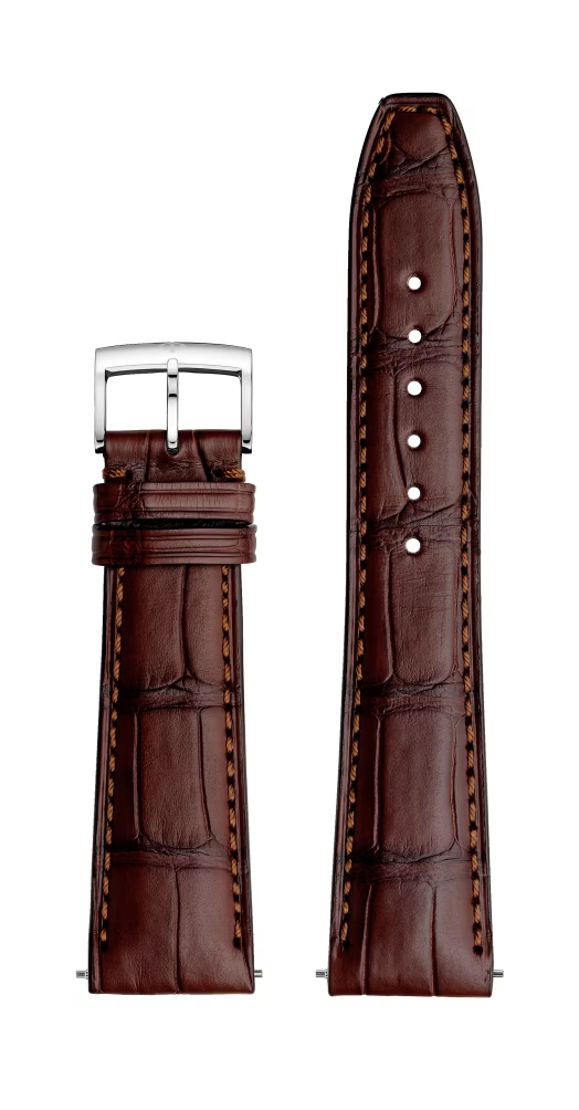 Bracelet Alligator Marron MXE0N06M Bracelet Baume et Mercier Bracelets Montres - Les Champs d'Or