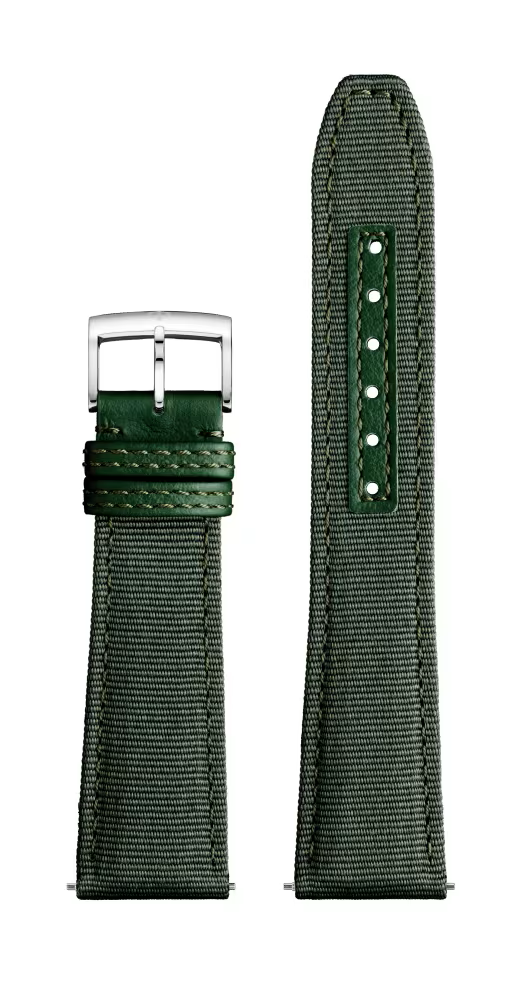 Bracelet toile vert MXE0N0Q7 Bracelet Baume et Mercier   Bracelets Montres - Les Champs d'Or