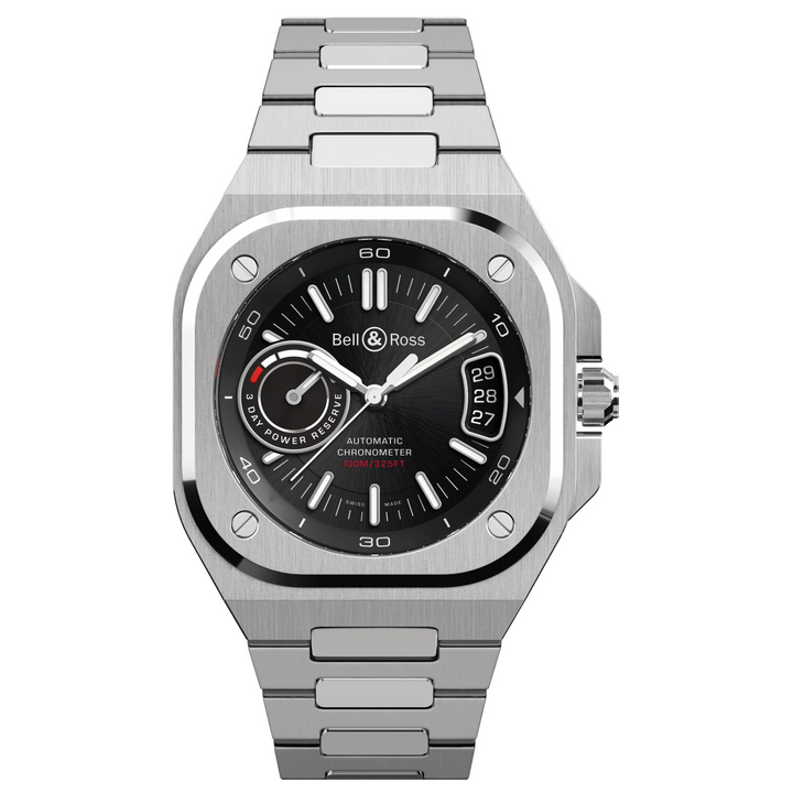 Montre BR-X5 Black Steel Bracelet Acier