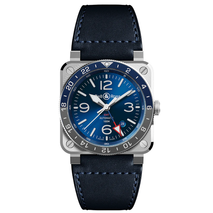 Montre BR 03-93 GMT Blue