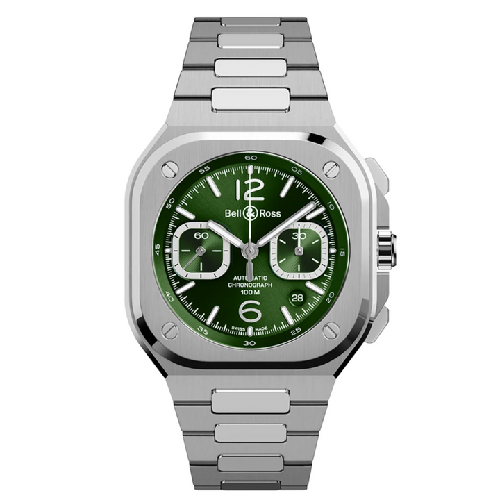 Montre BR 05 Chrono Green Steel