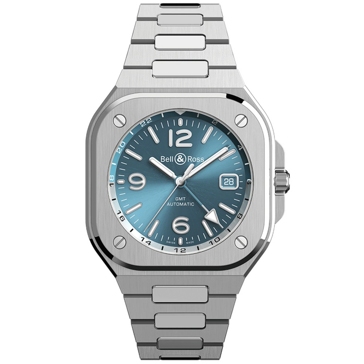 Montre BR 05 GMT Sky Blue Acier