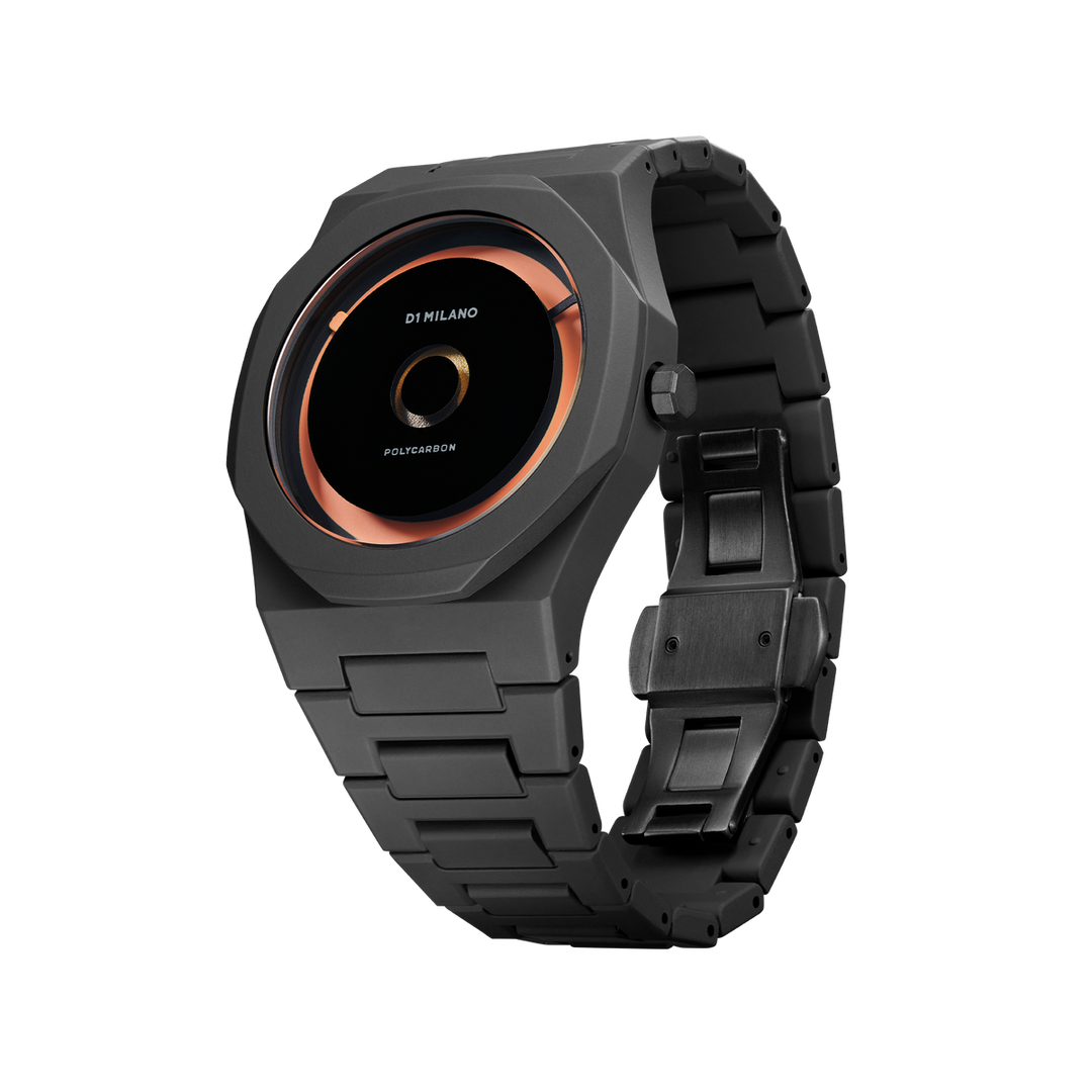 Montre Polycarbon Orange Load - Montre - D1 Milano - Les Champs d'Or