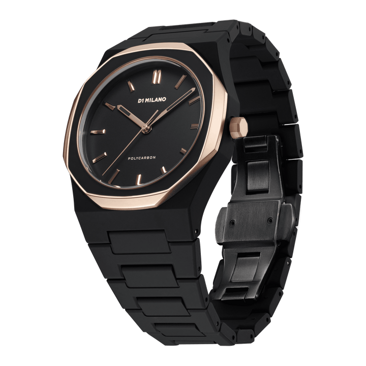 Montre Polycarbon Black Mesh - D1 Milano - Montre - Les Champs d'Or