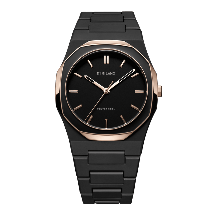 Montre Polycarbon Black Mesh - D1 Milano - Montre - Les Champs d'Or