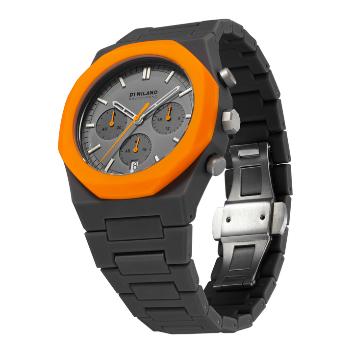 Montre Polychrono Orange Blast - Montre - D1 Milano - Les Champs d'Or