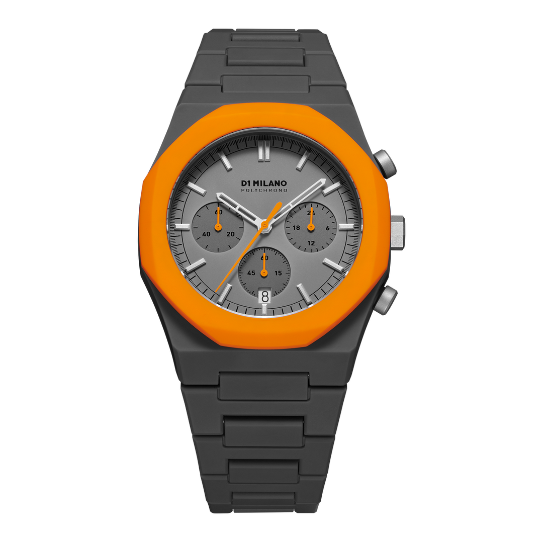 Montre Polychrono Orange Blast - Montre - D1 Milano - Les Champs d'Or