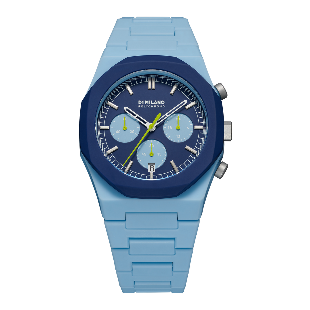 Montre Polychrono Blue Blast - Montre - D1 Milano - Les Champs d'Or