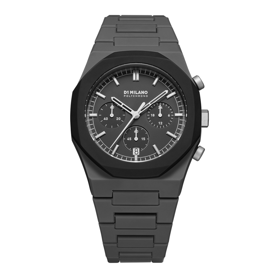 Montre Polychrono Black Blast - Montre - D1 Milano - Les Champs d'Or