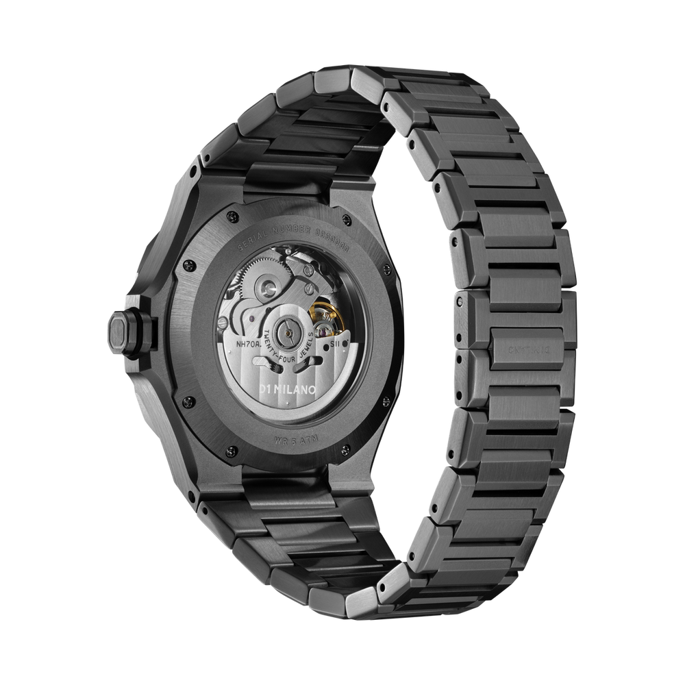 Montre Skeleton Gun Metal - Montre - D1 Milano - Les Champs d'Or