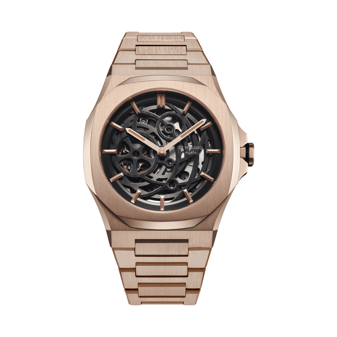 Montre Skeleton Rose Gold - Montre - D1 Milano - Les Champs d'Or