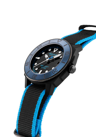 Alpina - Montre Seastrong Diver Comtesse Gyre Automatic Black - Les Champs d'Or