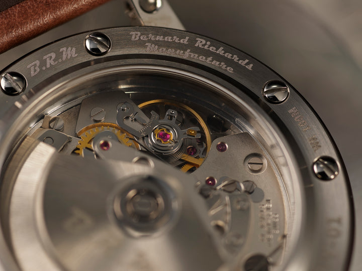 Montre V12-44-CHOCOLAT - Les Champs d'Or Montre B.R.M