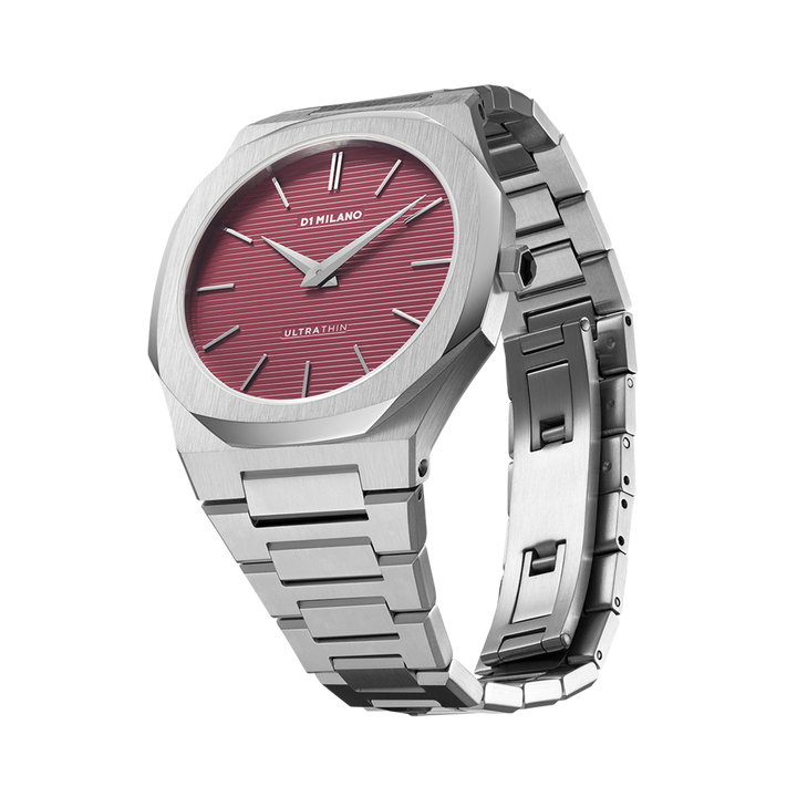 Montre Ultra Thin Bordeaux - Montre - D1 Milano - Les Champs d'Or